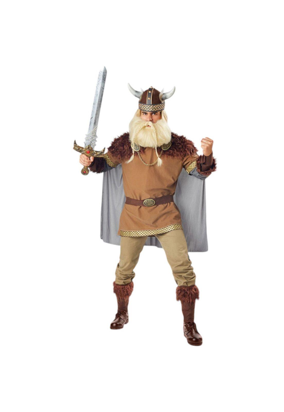 Disfraz Cosplay Vikingo Adulto Completo-2