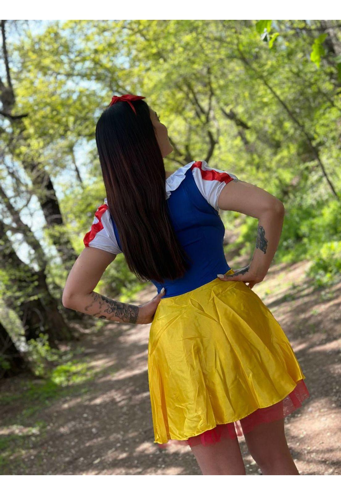 Disfraz de Mujer Princesa Blanca nieves Disney-5