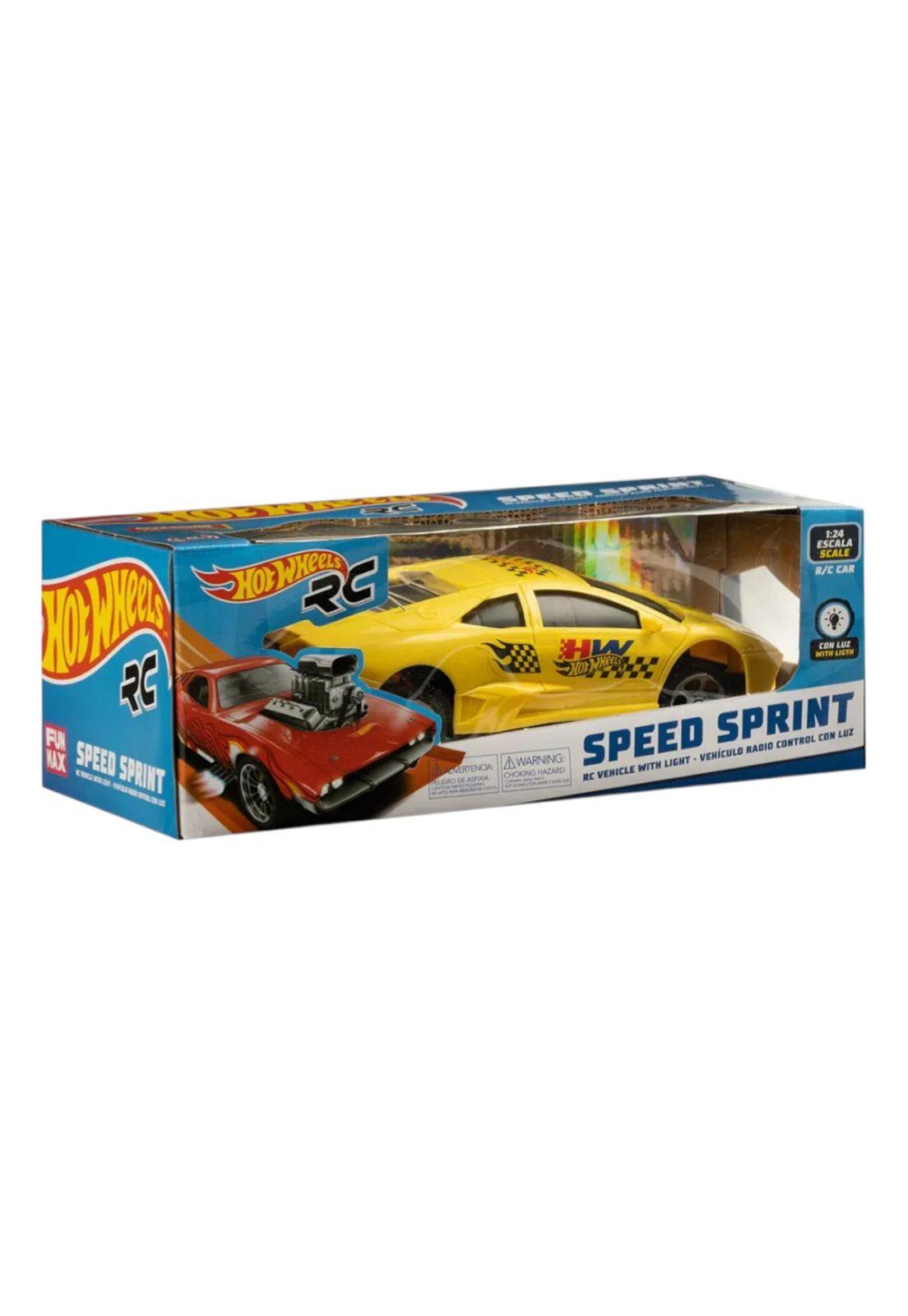 Auto a Control Remoto Hot Wheels Speed Sprint con Luces-2