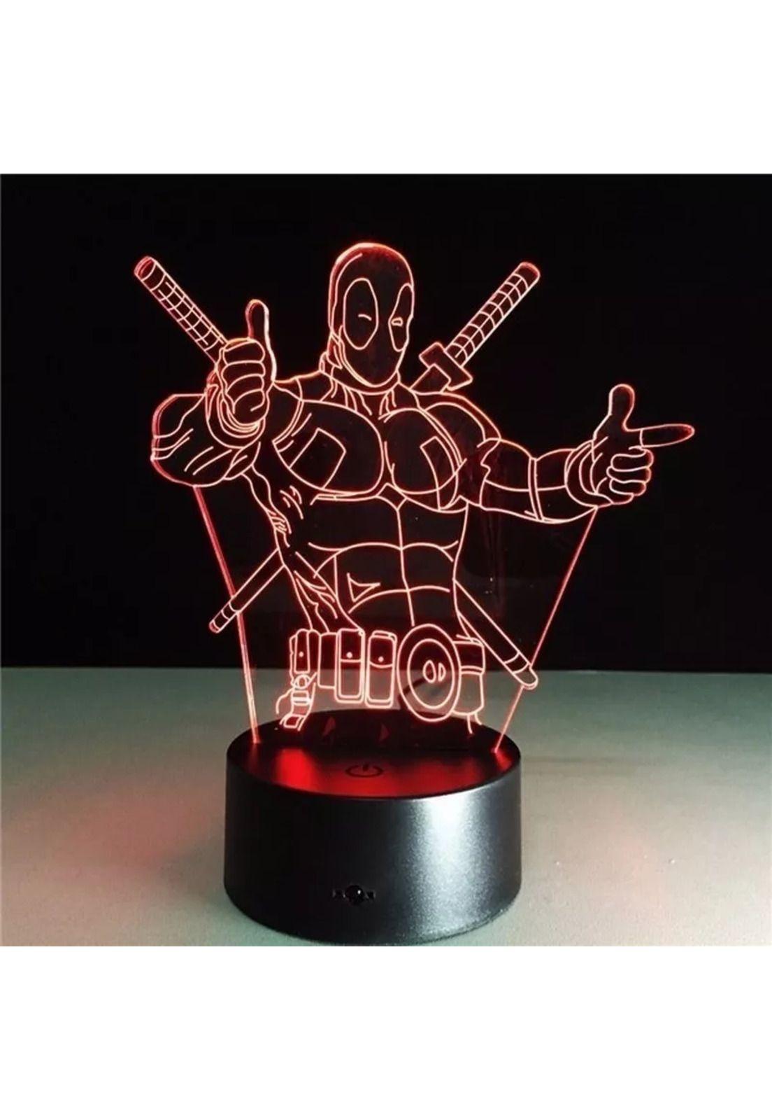 Lampara 3D Deadpool-2