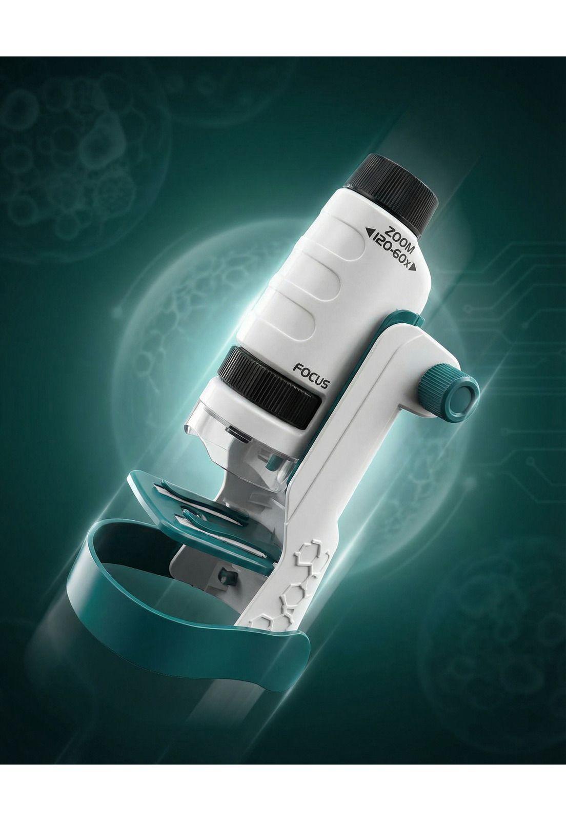 Juguete Microscopio Cientifico Lente 60-120x-3