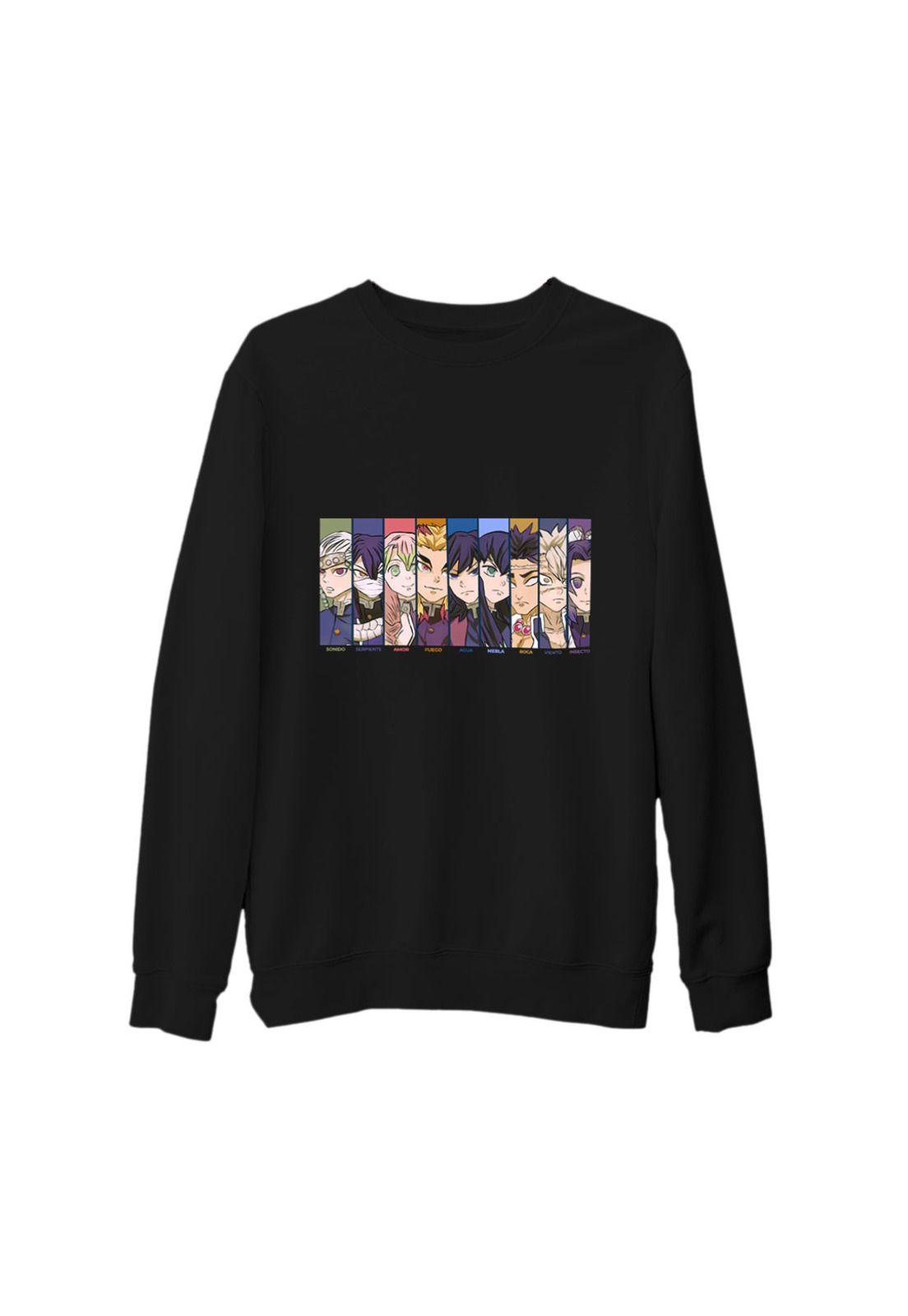 Poleron Polo Pilares Kimetsu No Yaiba para Mujer-0