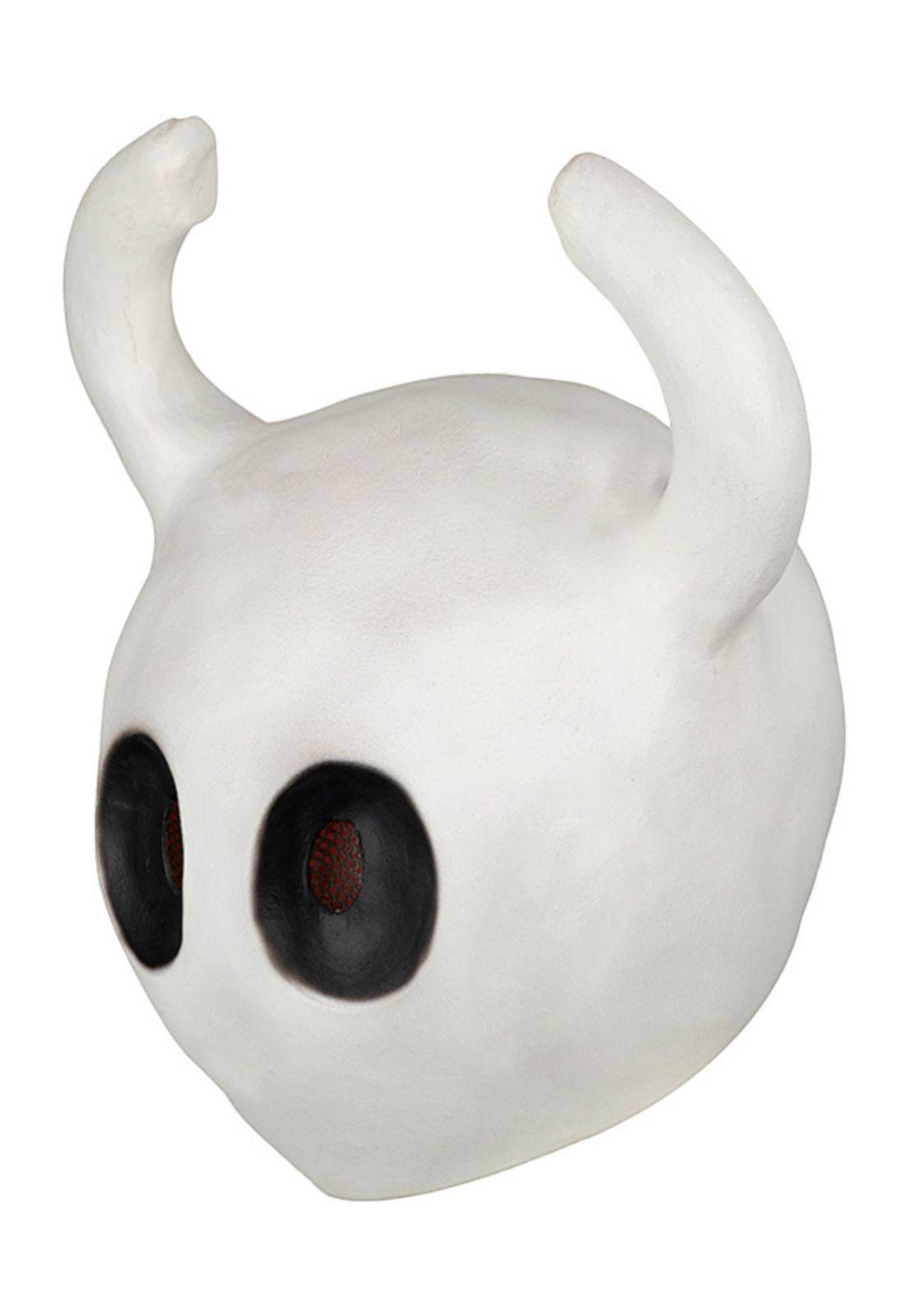 Máscara Hollow Knight cosplay látex blanco adulto-1