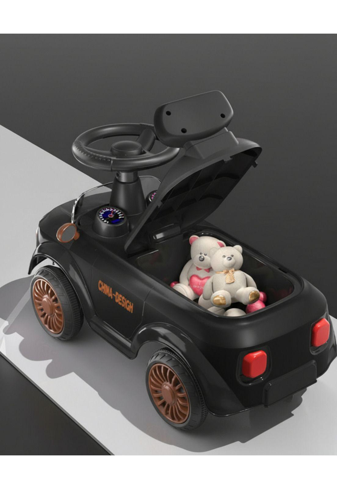 Auto Correpasillos Con Baúl Sonido Luces y Respaldo Infantil-5