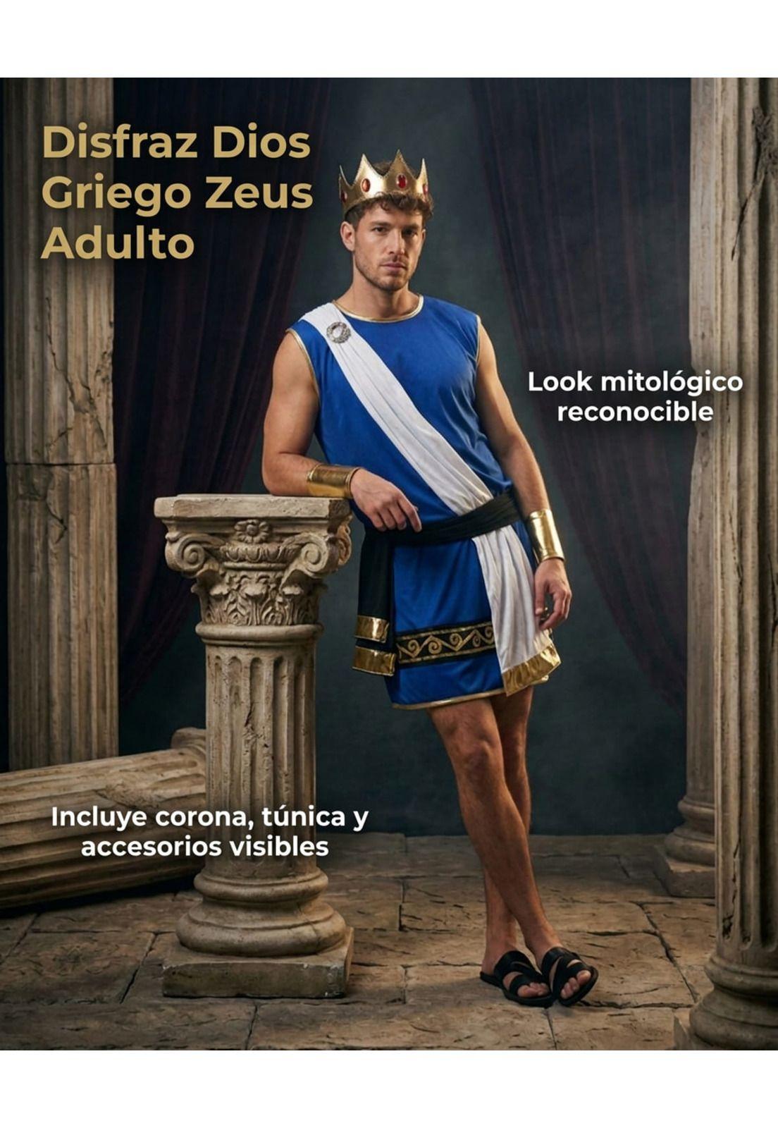 Disfraz Dios Griego Zeus Adulto-5