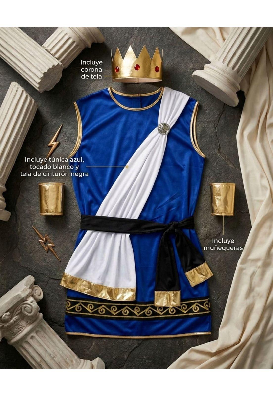 Disfraz Dios Griego Zeus Adulto-6