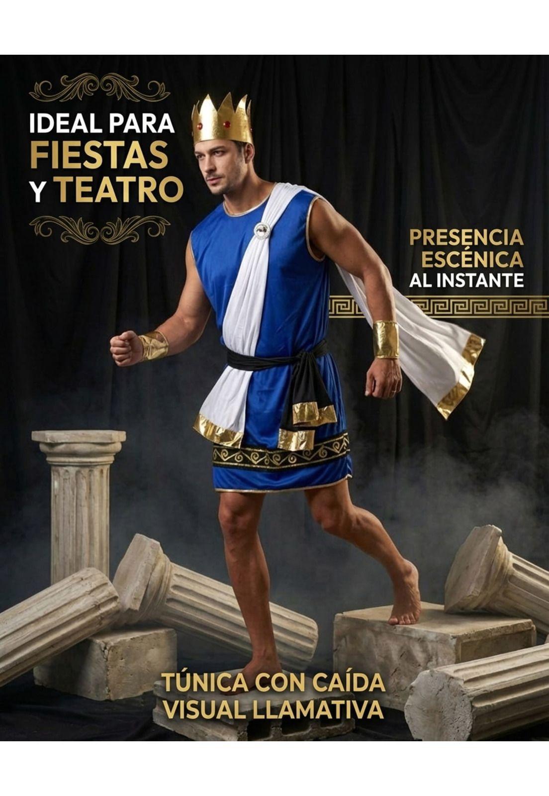 Disfraz Dios Griego Zeus Adulto-7