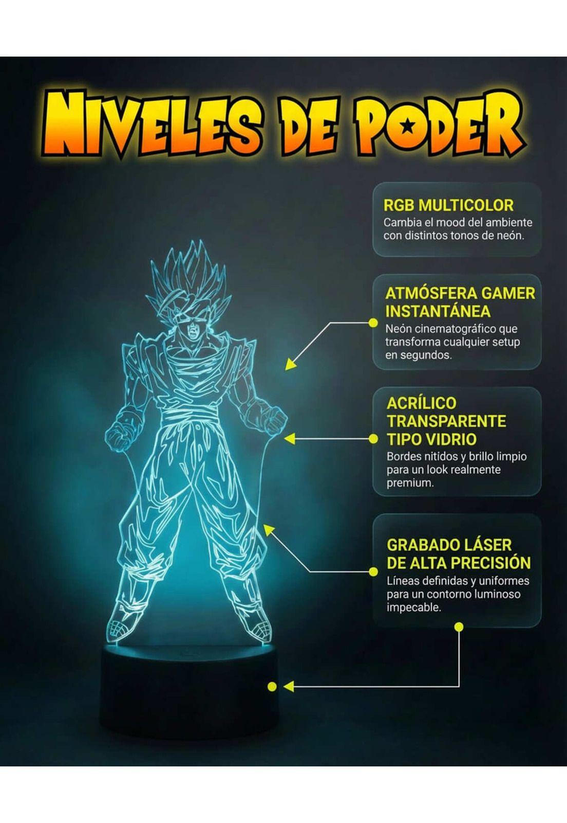 Lampara 3D Goku Ultra Instinto-4