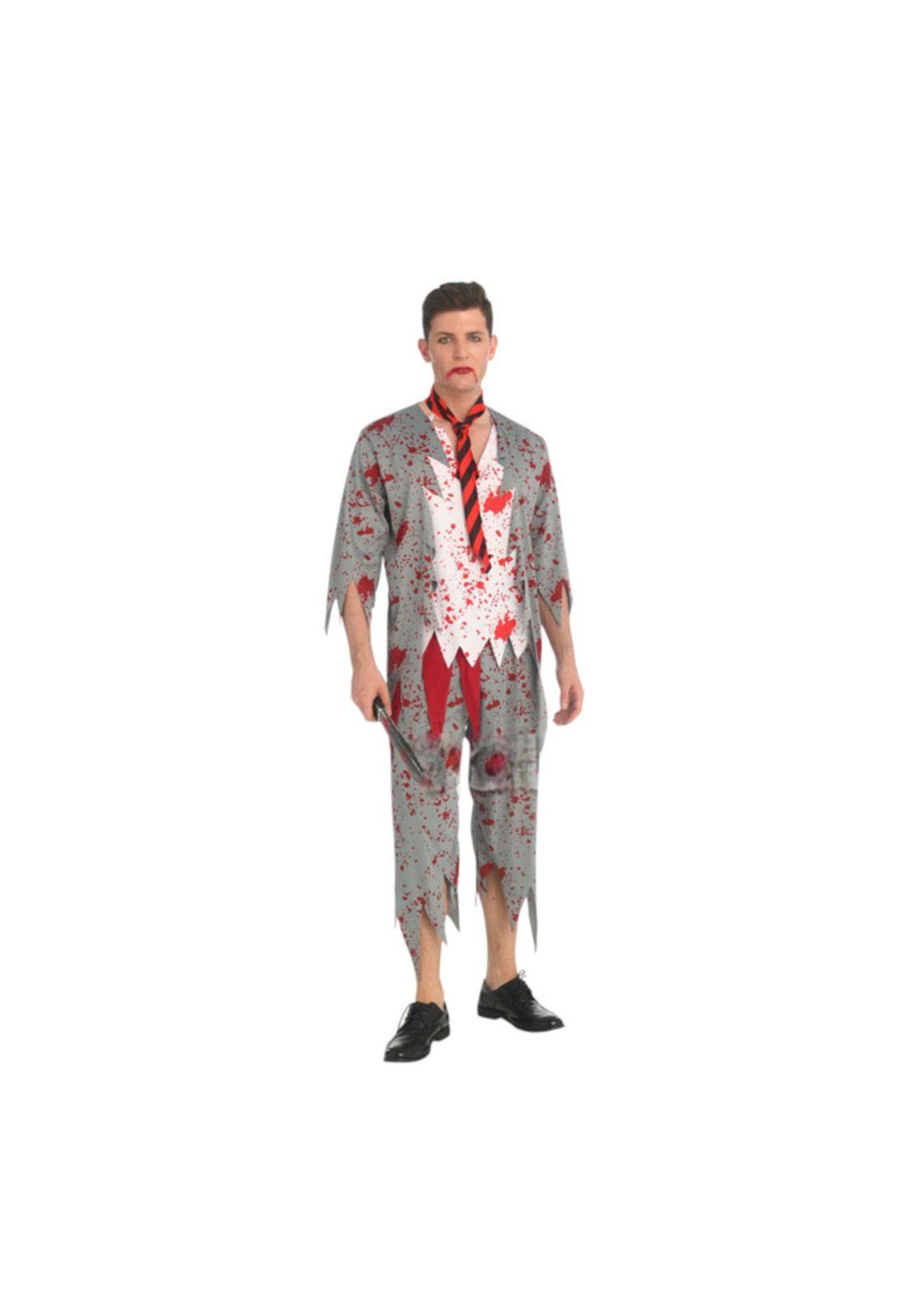 Disfraz Cosplay Zombie Adulto Escolar-0