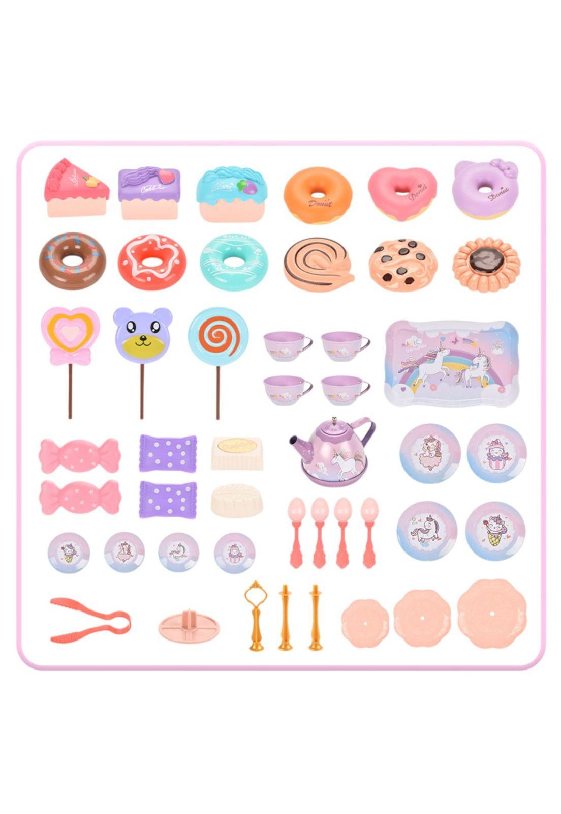 Maleta Juguete Unicornio Con Set Té Infantil Cocina-2