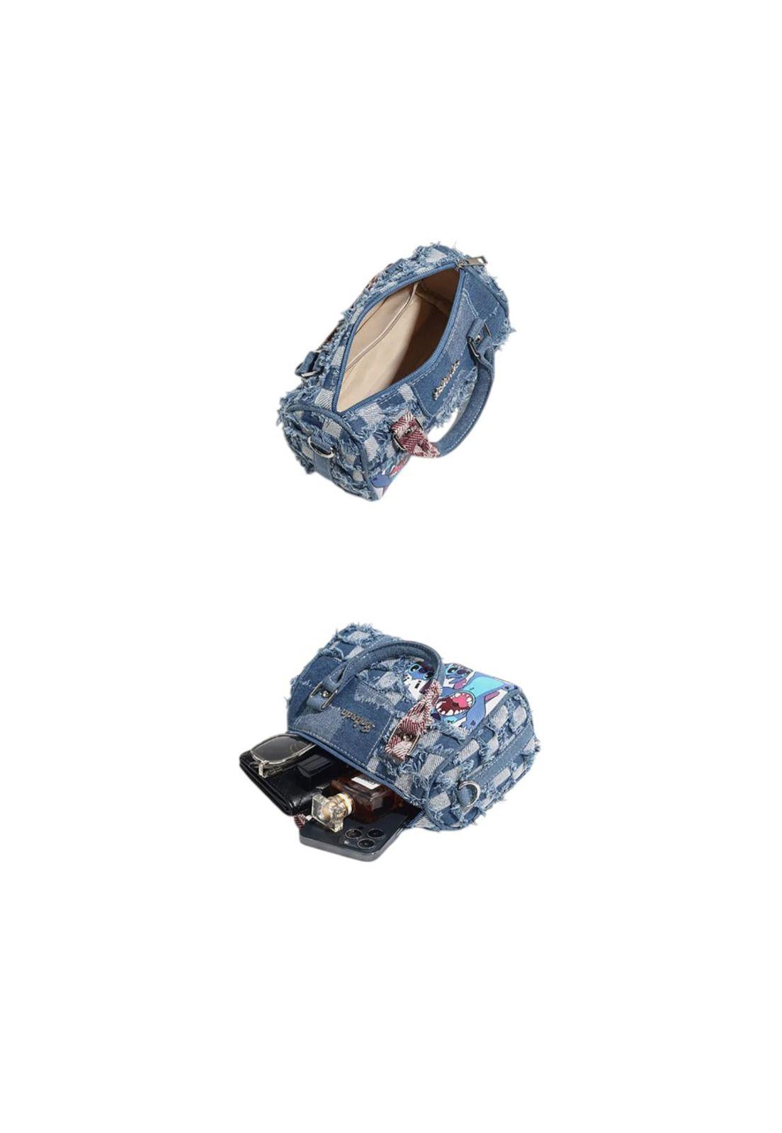 Cartera Bolso Stitch Estilo Urbano y Original para Mujer-4