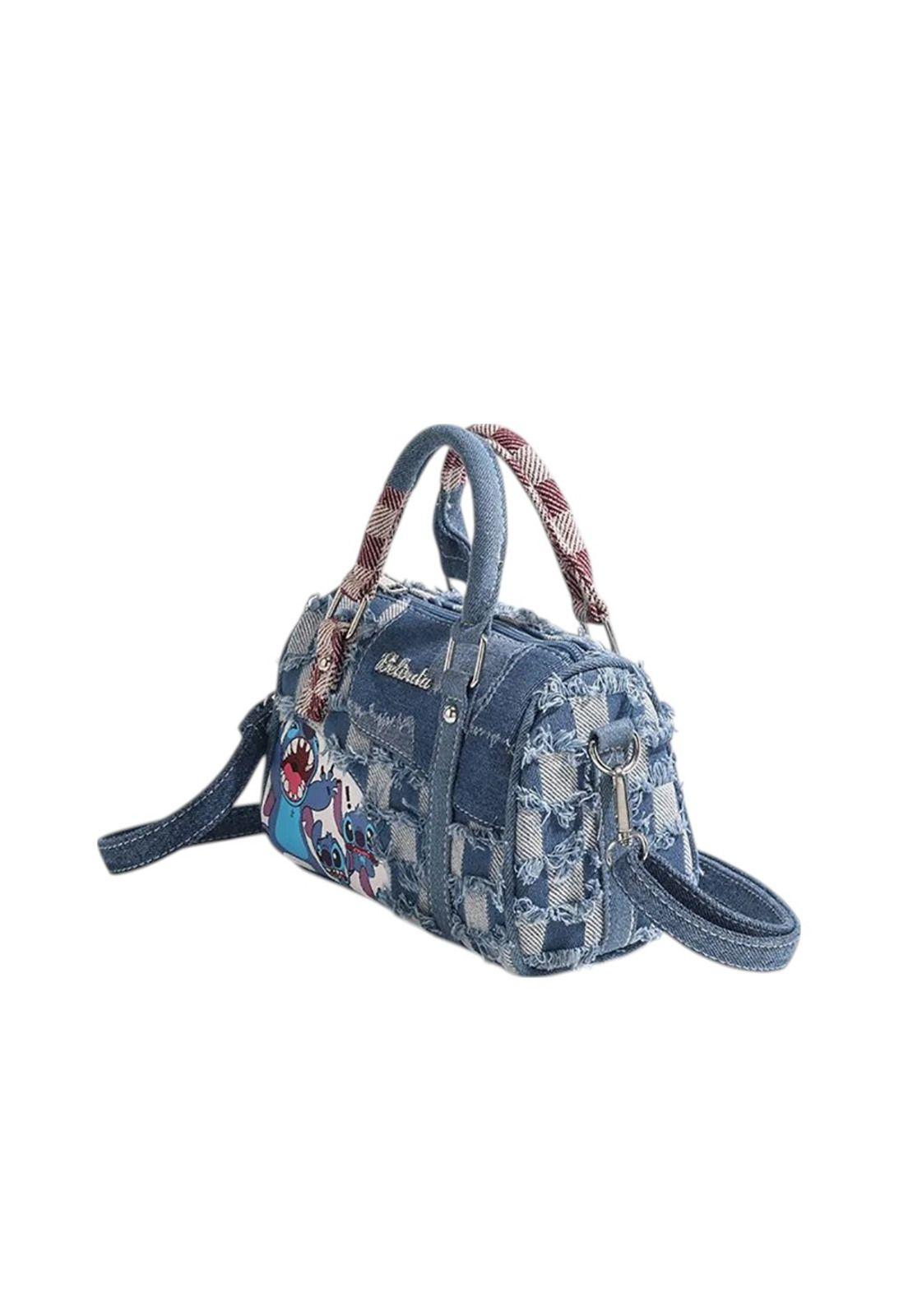Cartera Bolso Stitch Estilo Urbano y Original para Mujer-5