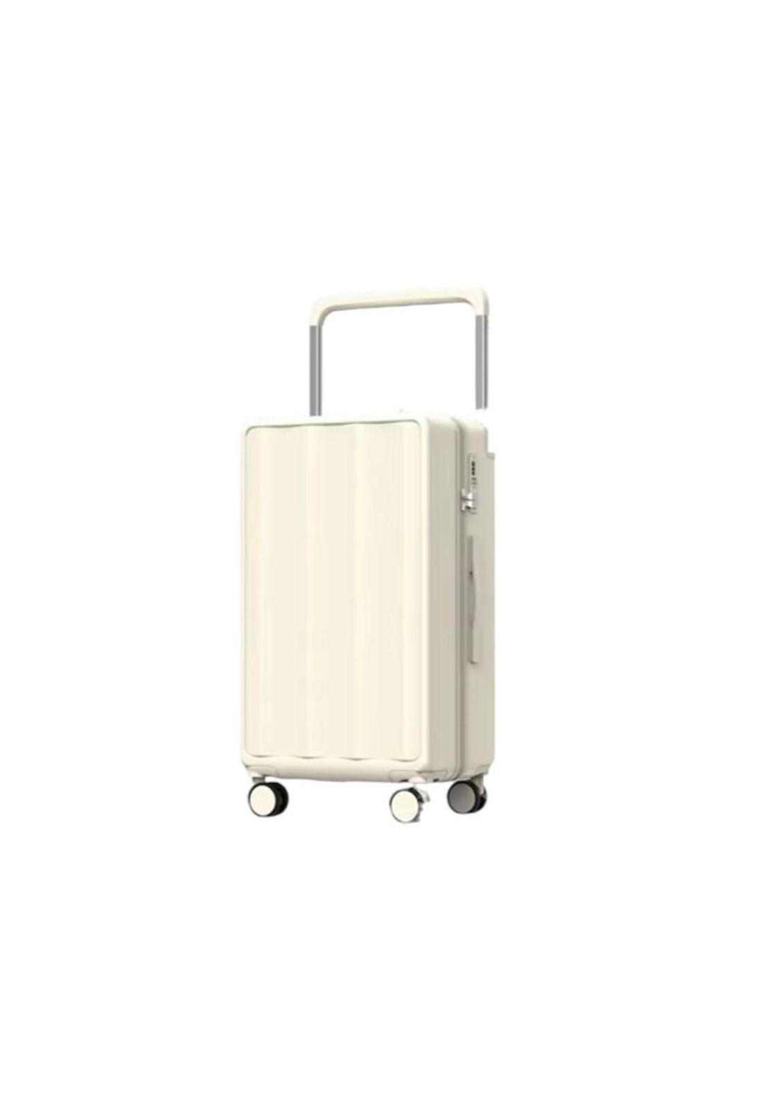 Maleta de Viaje Con Cargador 60 cm Blanco-5