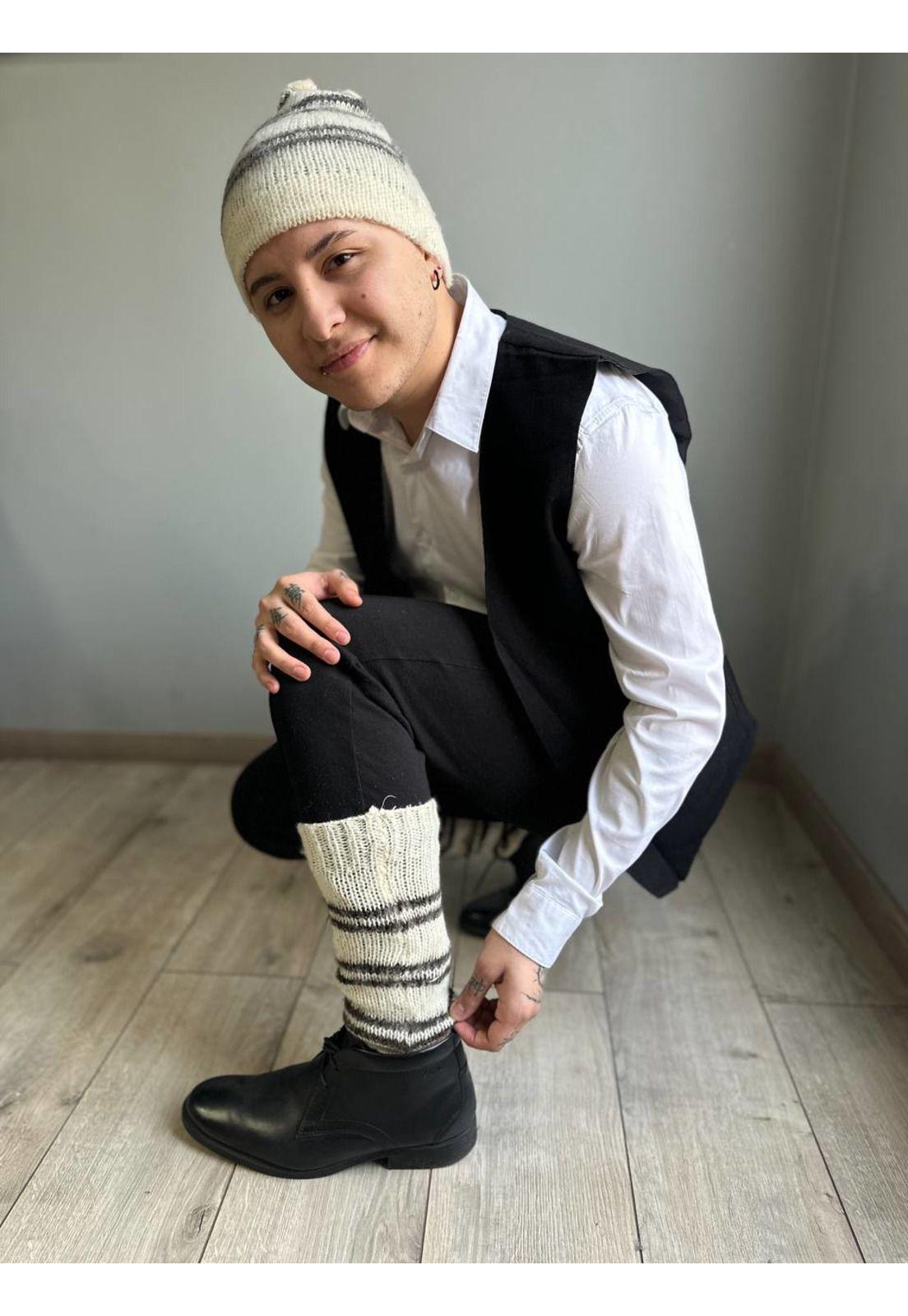  Vestimenta Chilote Para Adulto Chaleco Con Gorro Y Calcetin-6