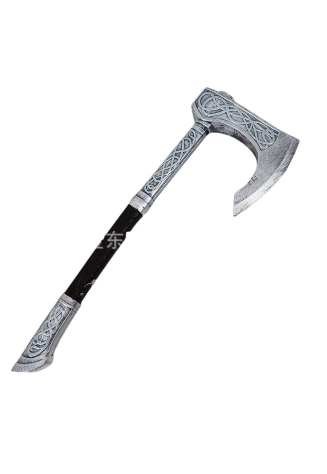 Hacha Vikinga Espada Medieval Accesorio Cosplay-0