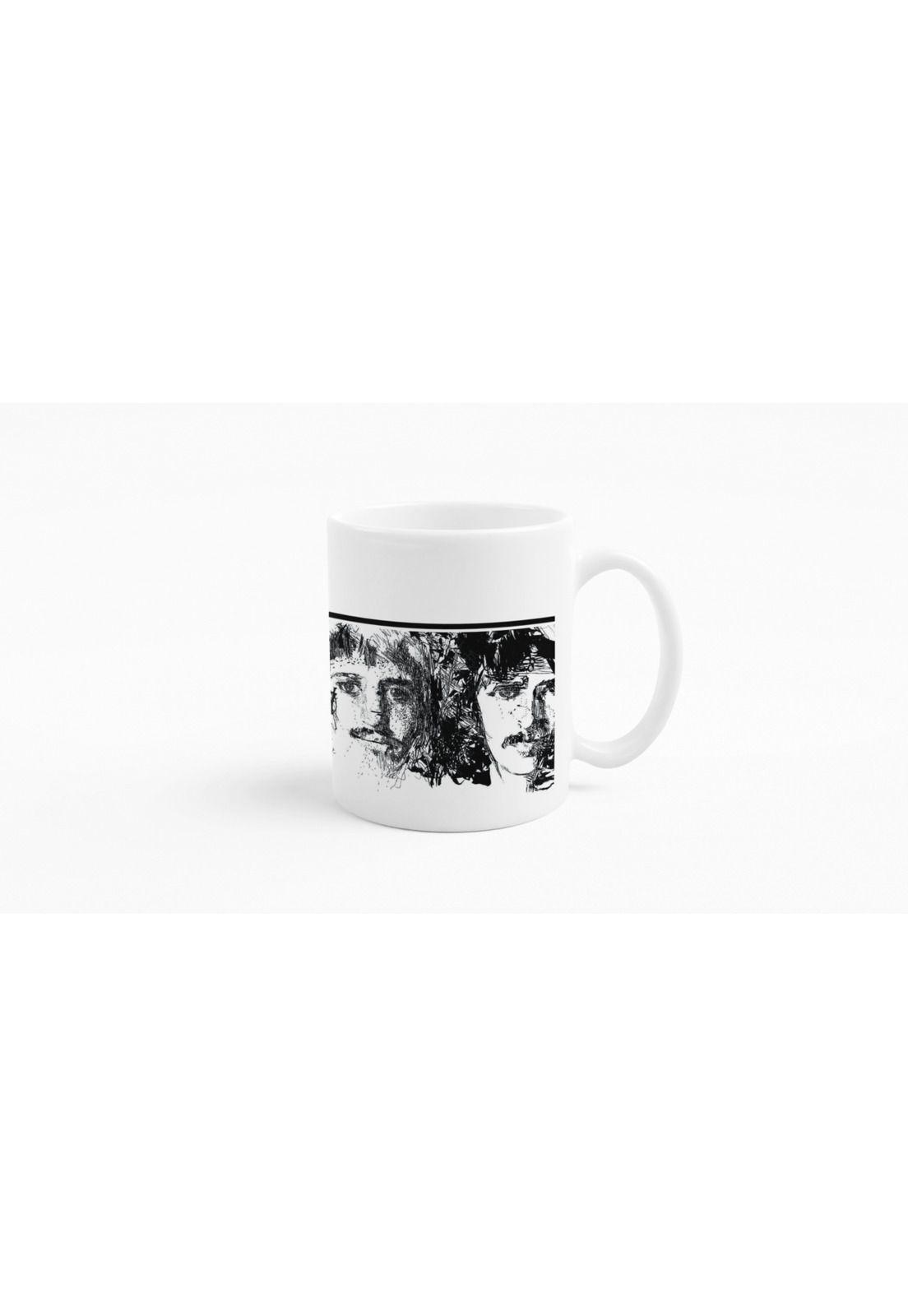 tazones tazas blancas The Beatles Musica Rock-2