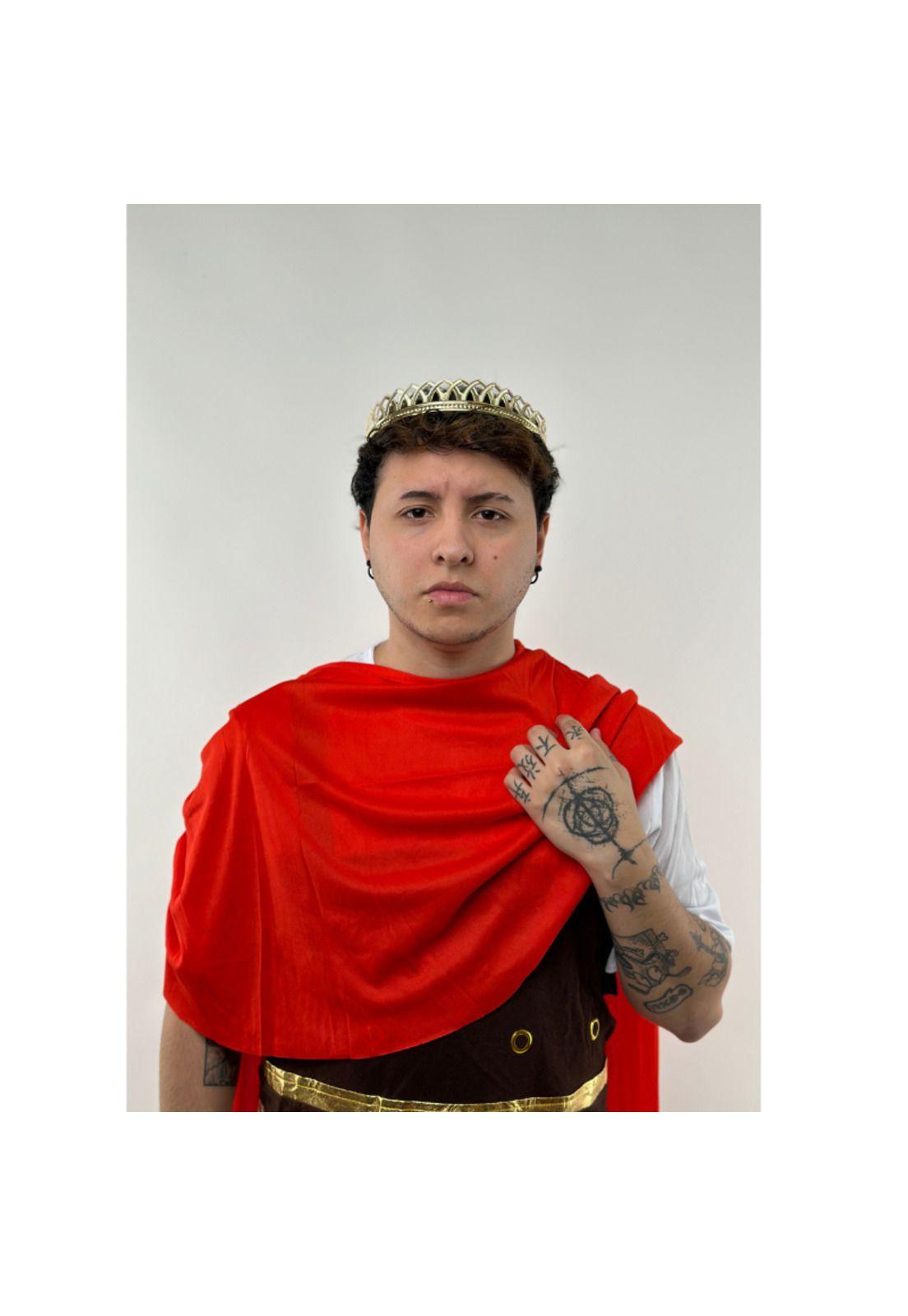 Disfraz Cosplay Toga Emperador Romano Julio Cesar-1