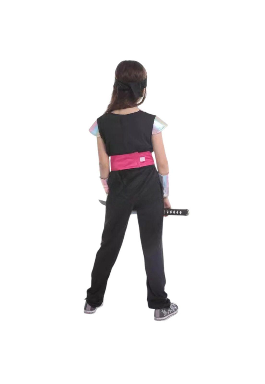 Disfraz Infantil Ninja Dragon Niña-3
