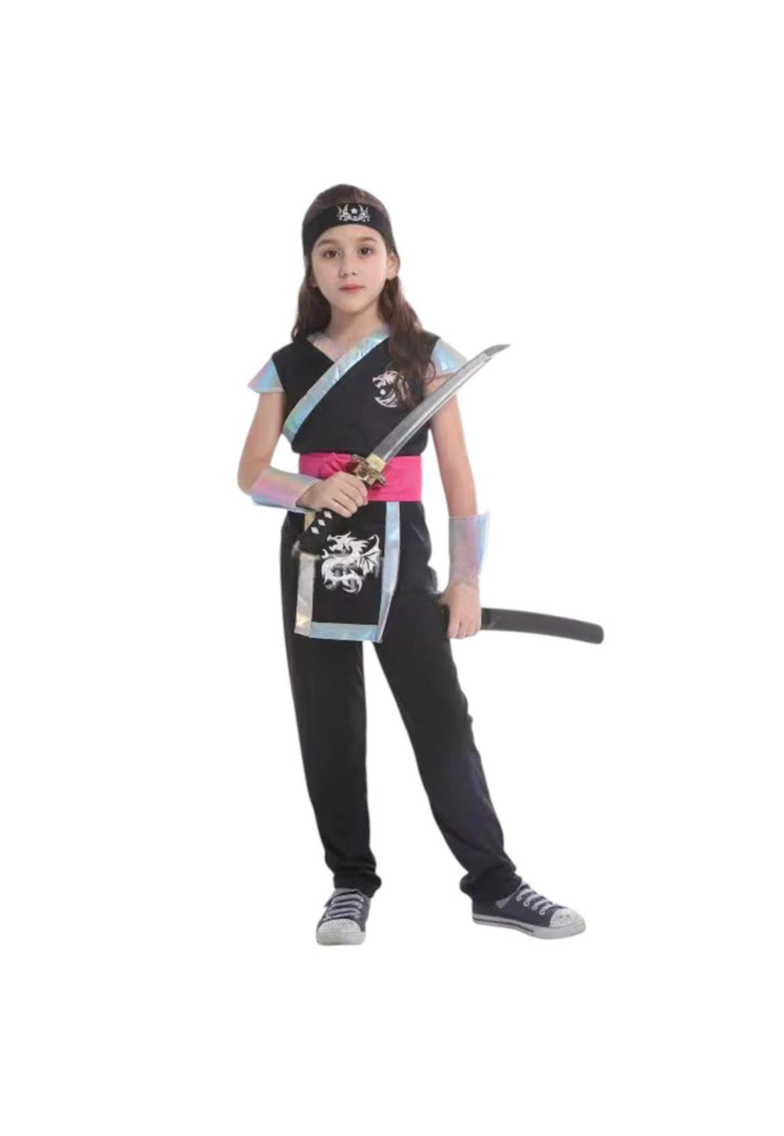 Disfraz Infantil Ninja Dragon Niña-4