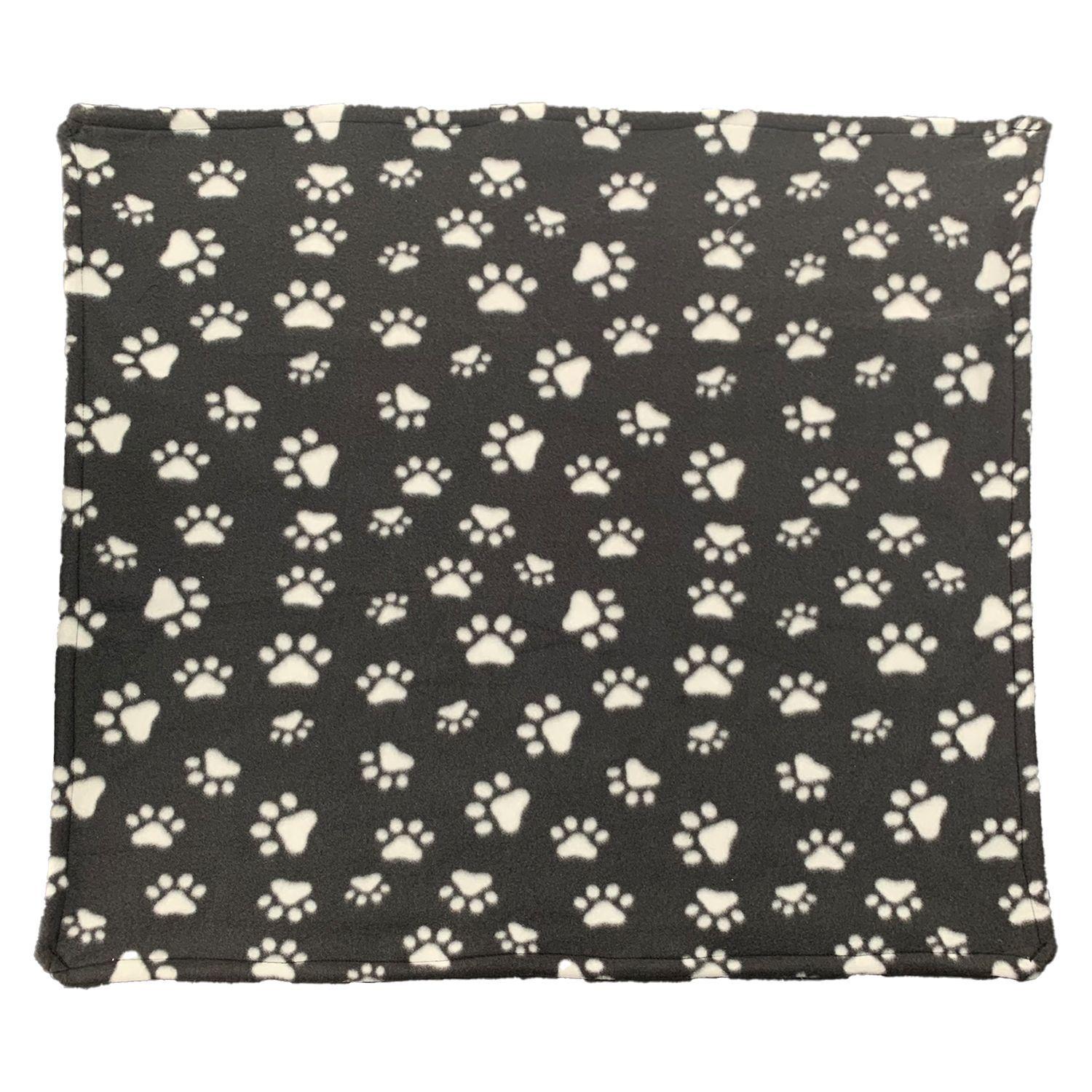 CAMA PARA MASCOTA ANTIESTRES 60CM CON MANTA NEGRO-3