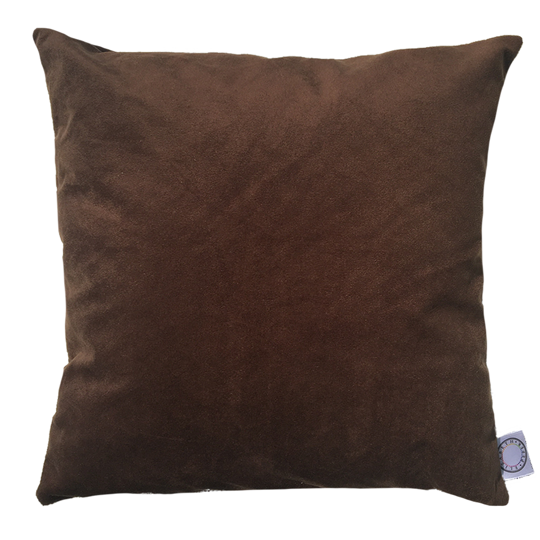 FUNDA COJIN DECORATIVO DISEÑO CAFE OSCURO 60x60-0