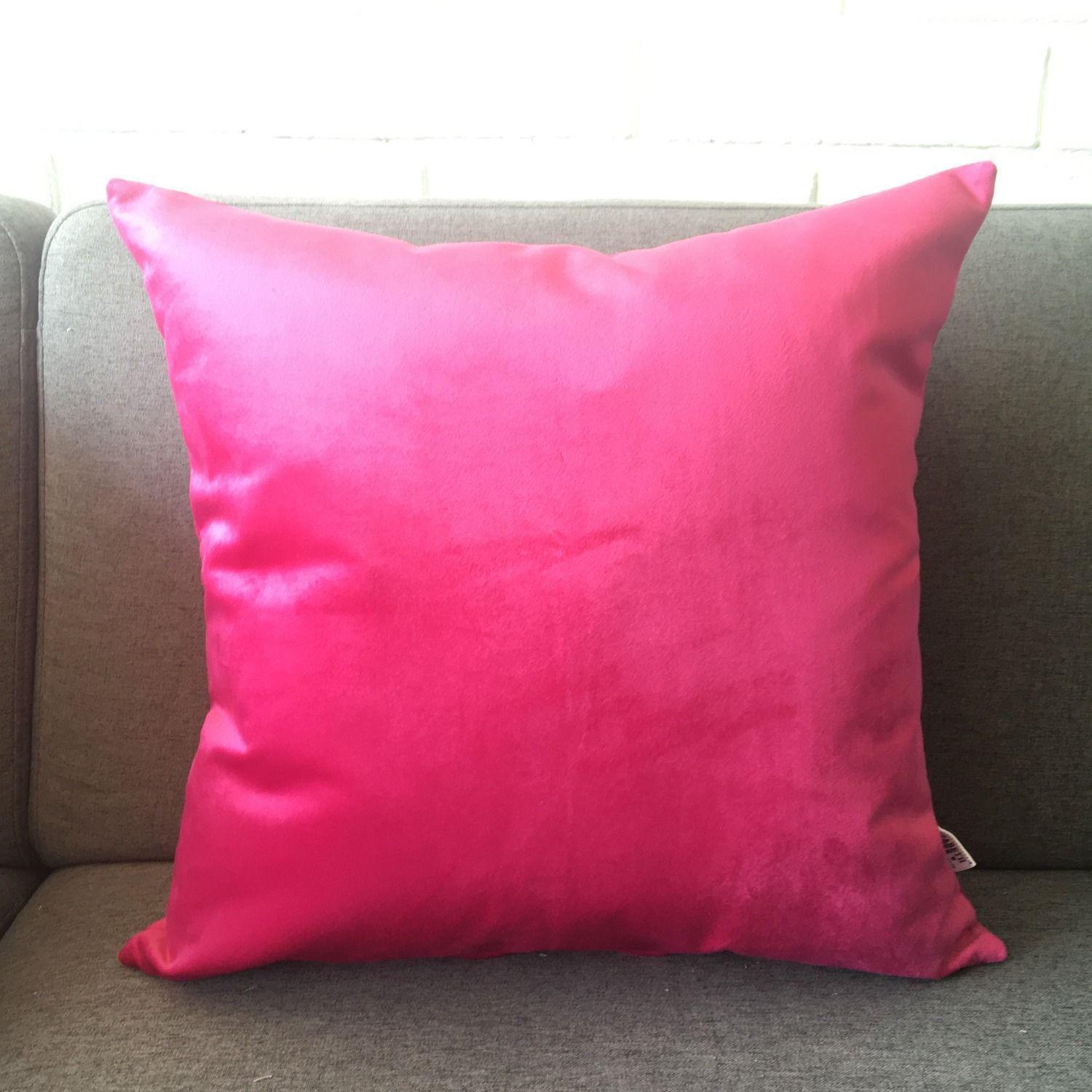 FUNDA COJIN DECORATIVO DISEÑO SUAVE ROSA FUCSIA 50x50-1
