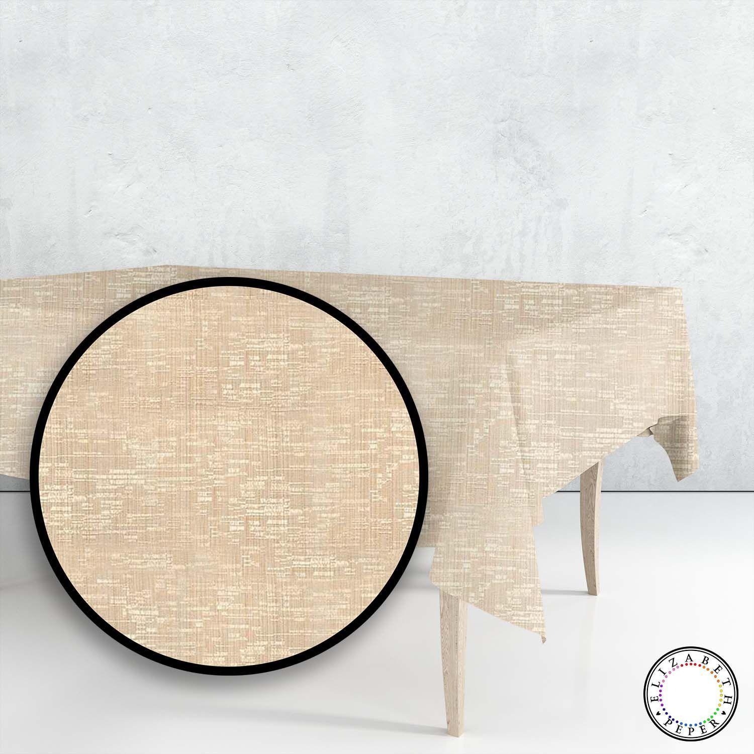 Mantel para Mesa de Tela 140x220 cm Textura Crema-3