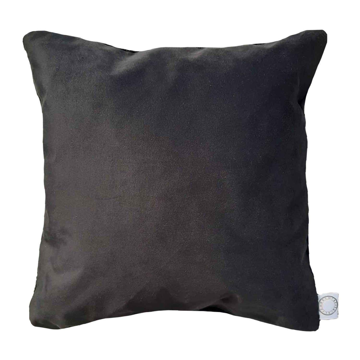 PACK 4 FUNDAS COJIN DECORATIVO ECOCUERO NEGRO 50X50-2