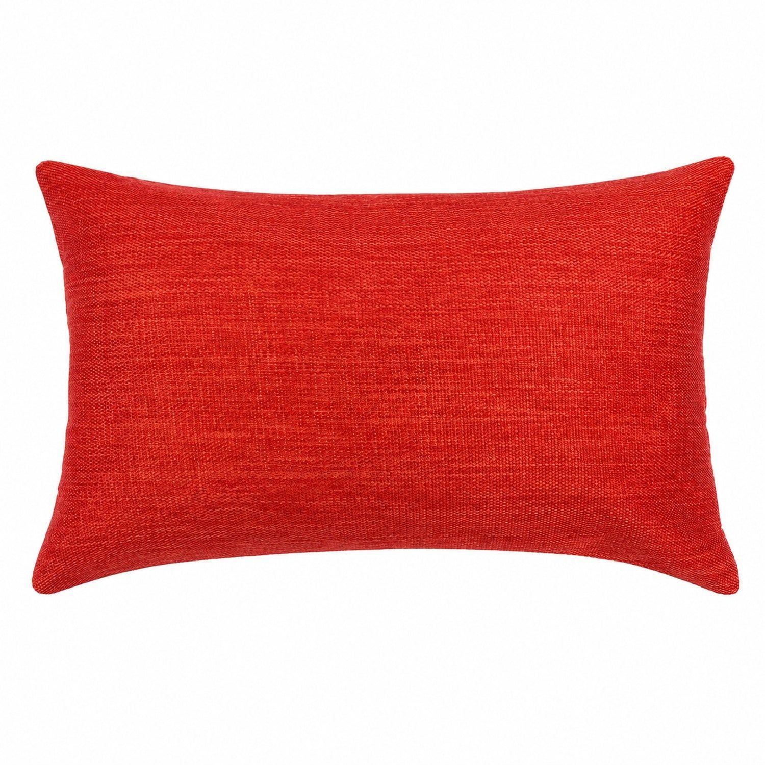 Funda Cojin Decorativo Diseño Lino Rojo 80x40-0