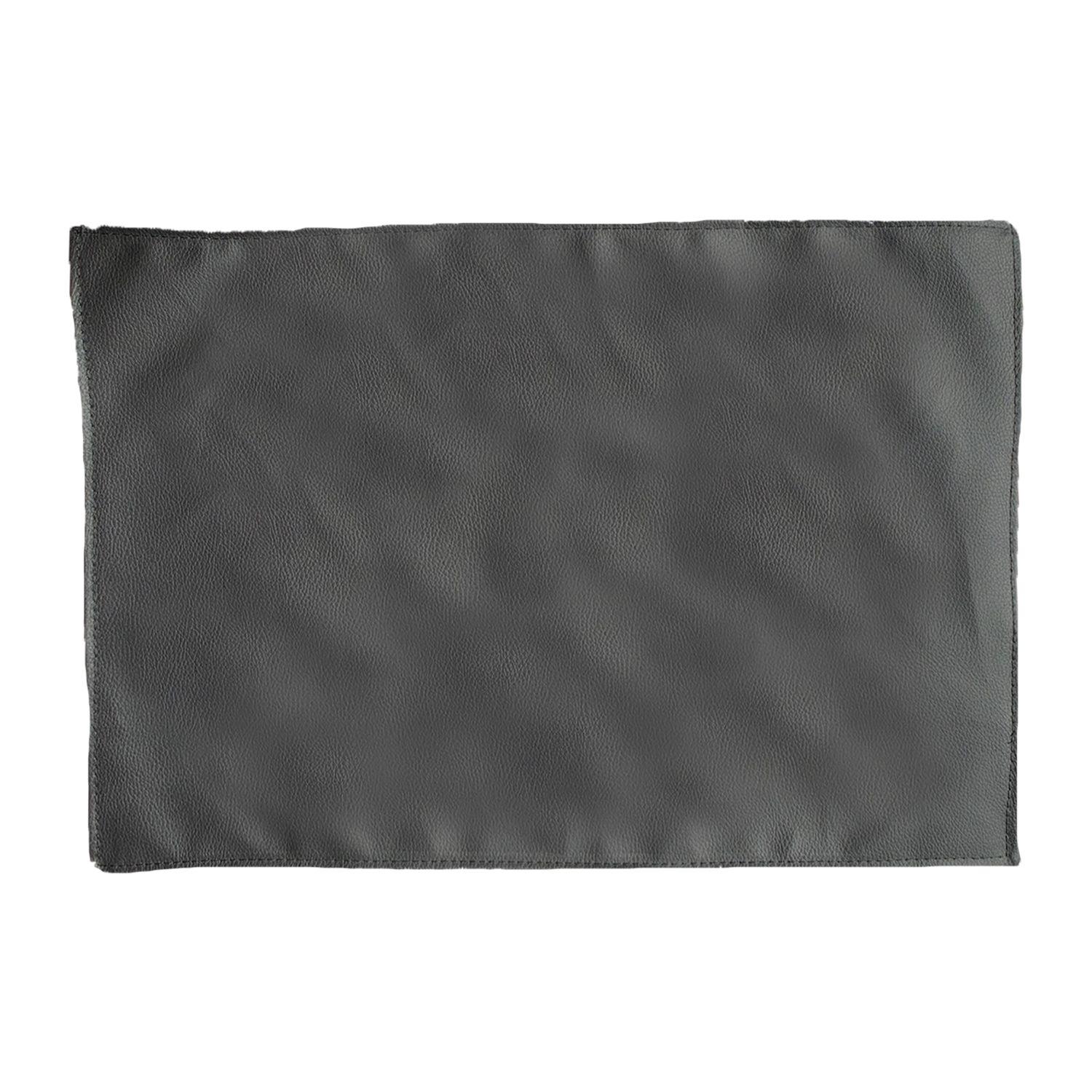 Individuales De Tela Reversibles Mandalas Negro 6 unidades-2