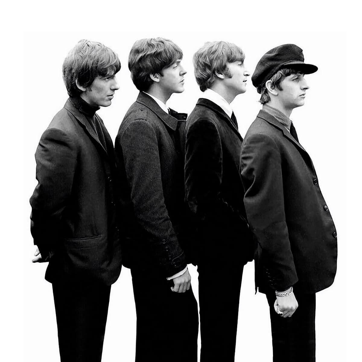Cortina de baño textil "The beatles forever"-6