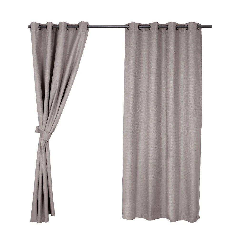 Cortina Blackout térmica color Taupe 2 paños 140 x 220 cm.-2