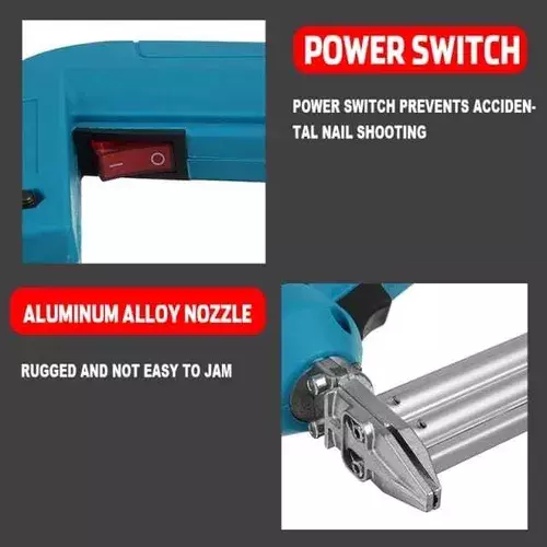 Clavadora Eléctrica 220v 10/30mm Clavo Recto F30 1800w 50hz-3