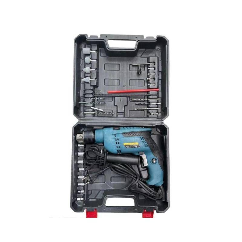 Taladro Percutor Electrico De 800w 13mm + Accesorios-1