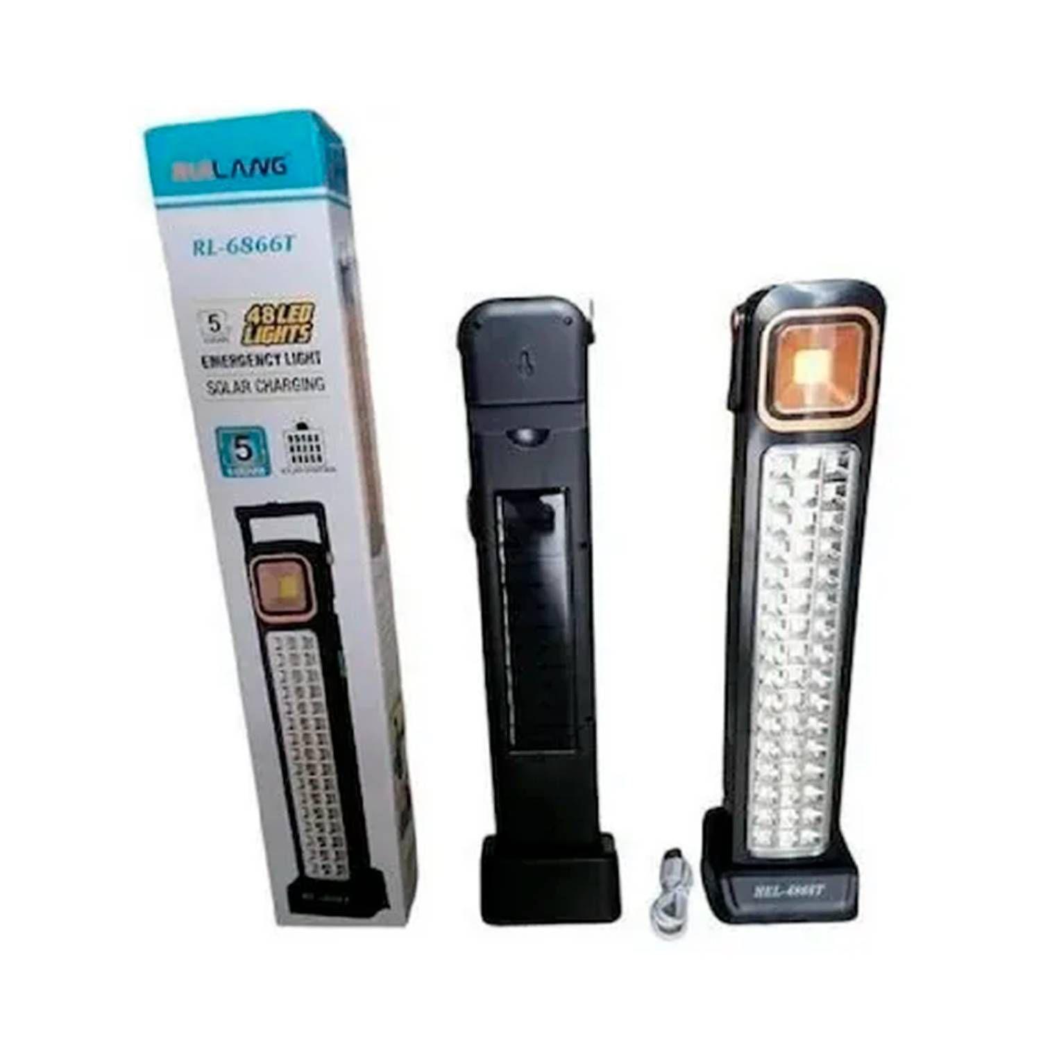 Lampara Solar Y Foco Luz De Emergencia Recargable De 48 Led-1