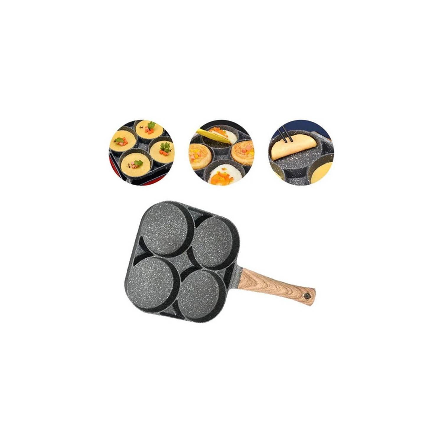 Sartén Antiadherente Multiusos Divisiones Molde Hot Cake Hue-2