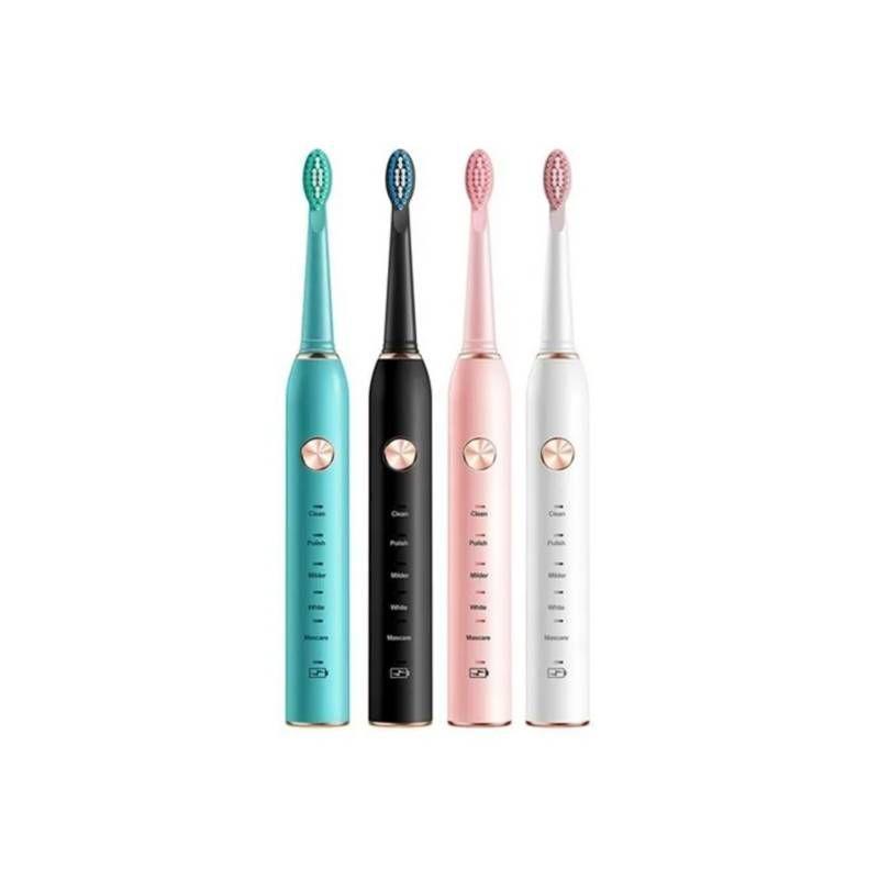 Cepillo De Dientes Eléctrico Recargable Usb 4 Cabezal-1