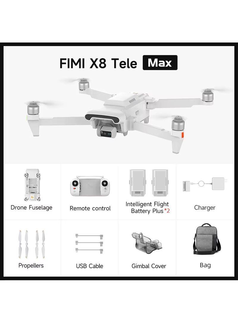 FIMI X8 Tele Max lente Dual Drone 4K 60fps 20Km AI Combo-2