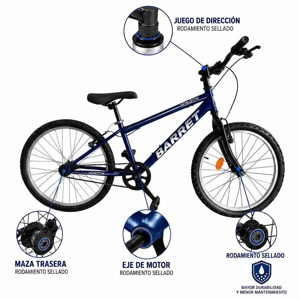 Bicicleta Barret Horizon Aro 20 Unisex color Azul-1