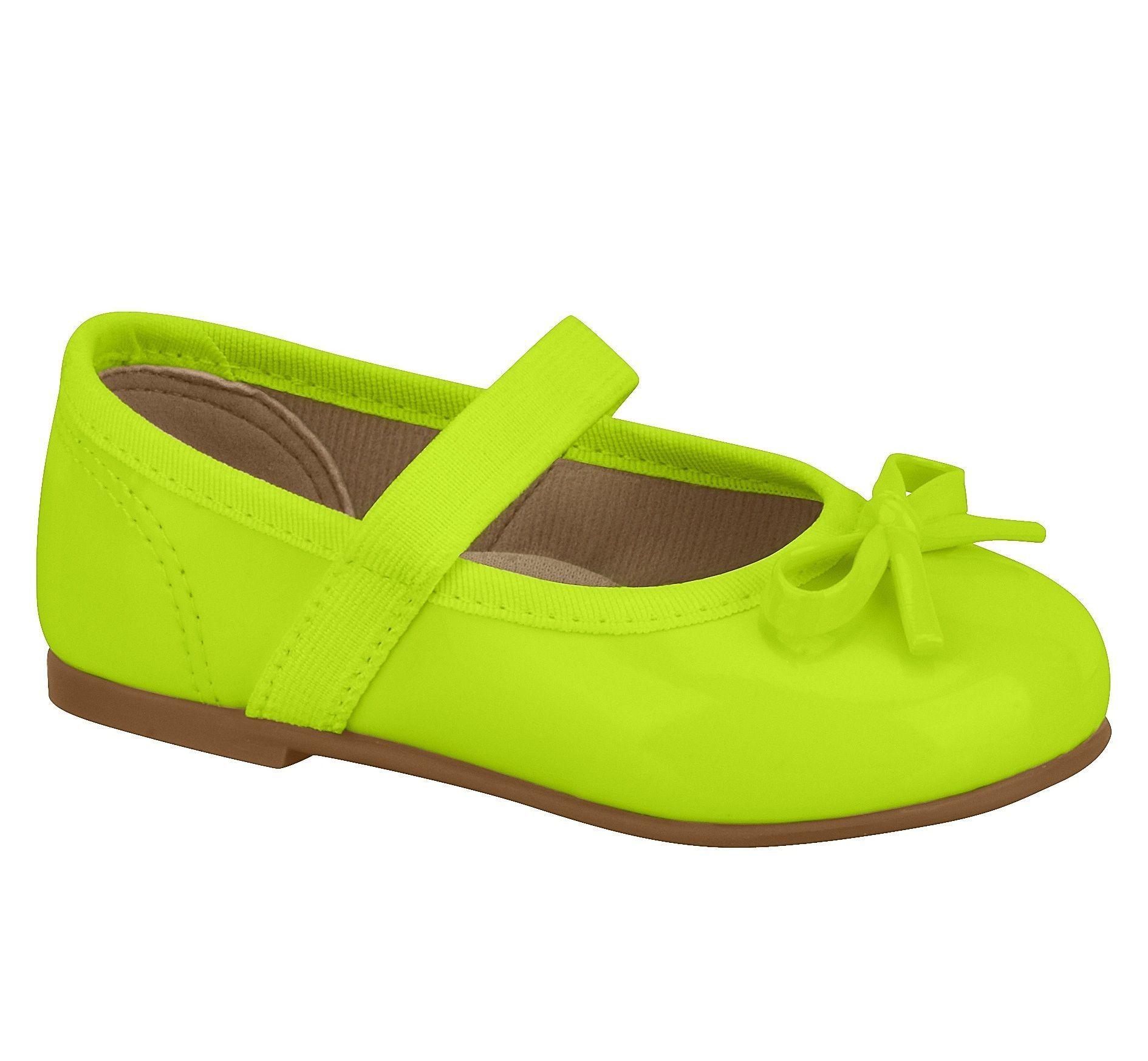 Ballerina Molekinha Amarillo Neon 2106.1005.6000.7774-0