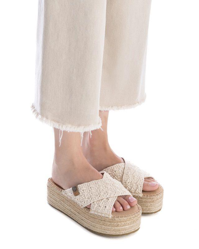 Sandalia Mujer REFRESH blanco 172458-1