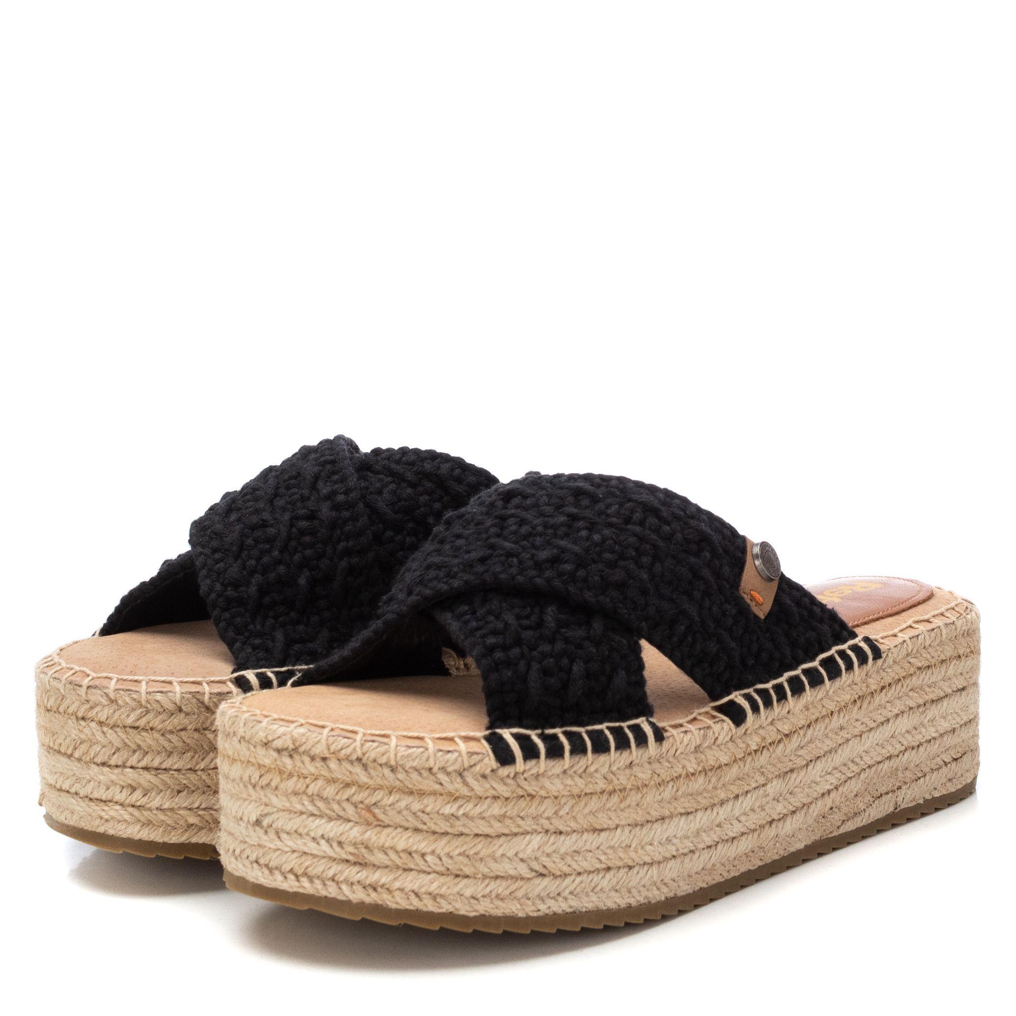 Sandalia Mujer REFRESH negro 172458-3