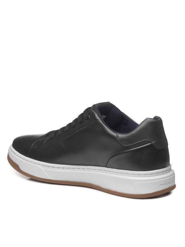 Zapatilla Hombre Cuero PEGADA 111702 Negro-2