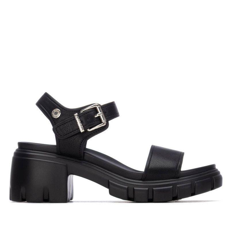 Sandalia Mujer Taco REFRESH 175283 Negro-0