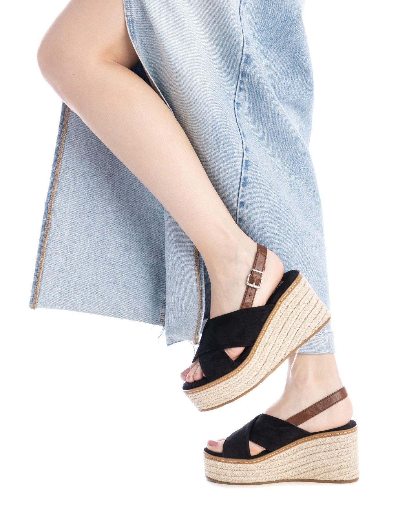 Sandalia Taco REFRESH 172579 negro-3