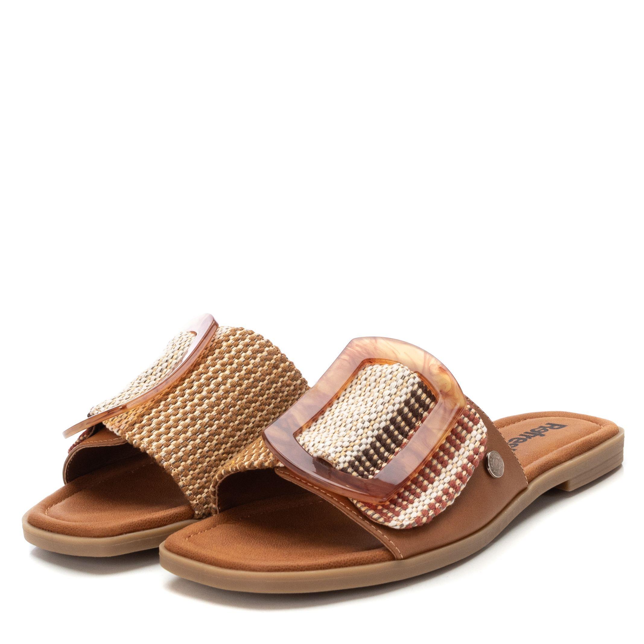 Sandalia Mujer REFRESH 172861 Camel-3