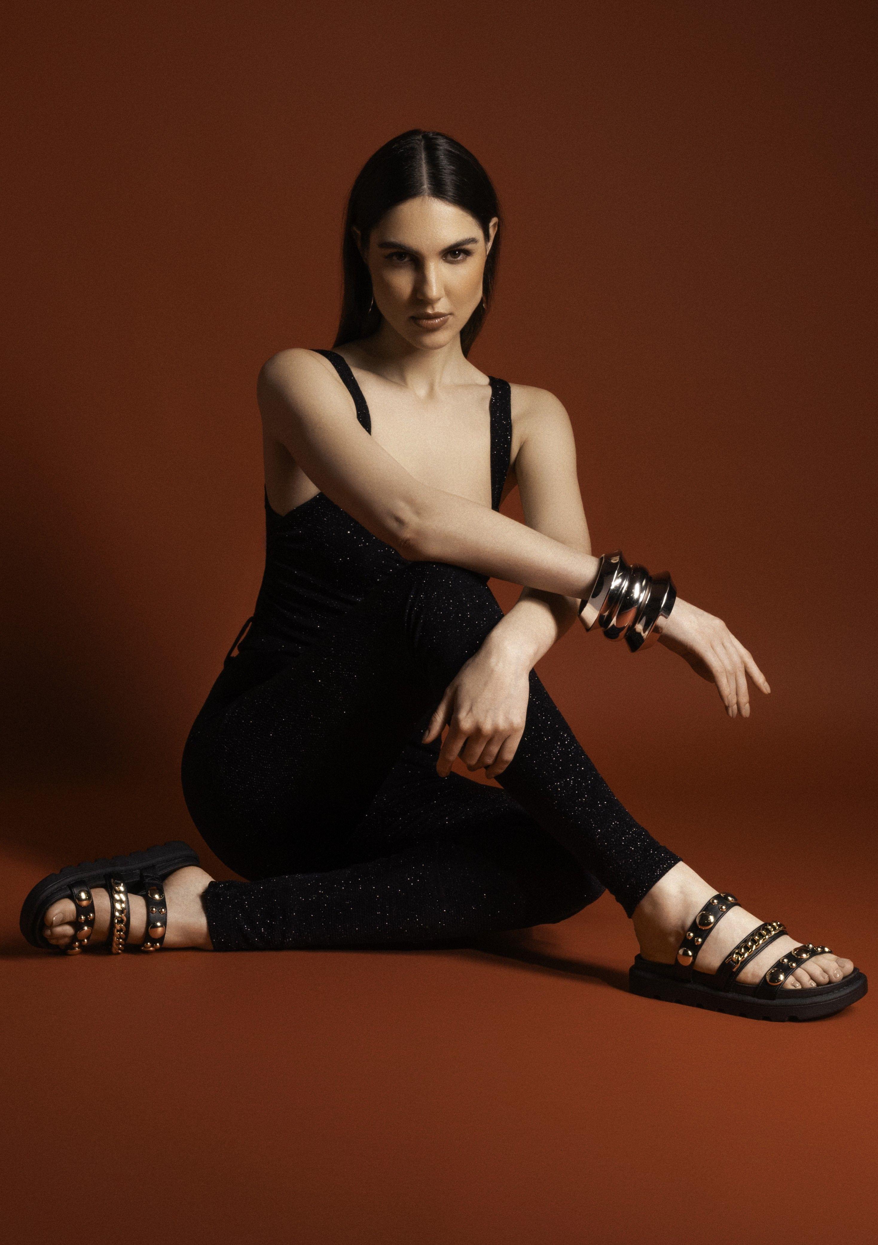 Sandalia Vizzano Negro 6510.102.7286.15745-1