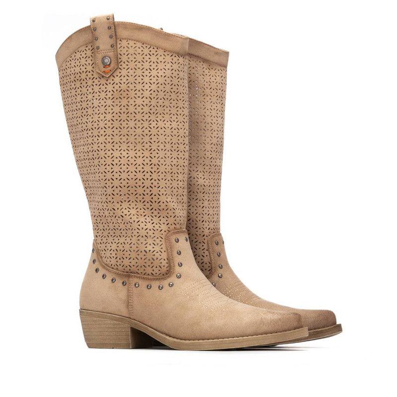 Bota Texana Mujer Verano REFRESH 175292 Antelina-4