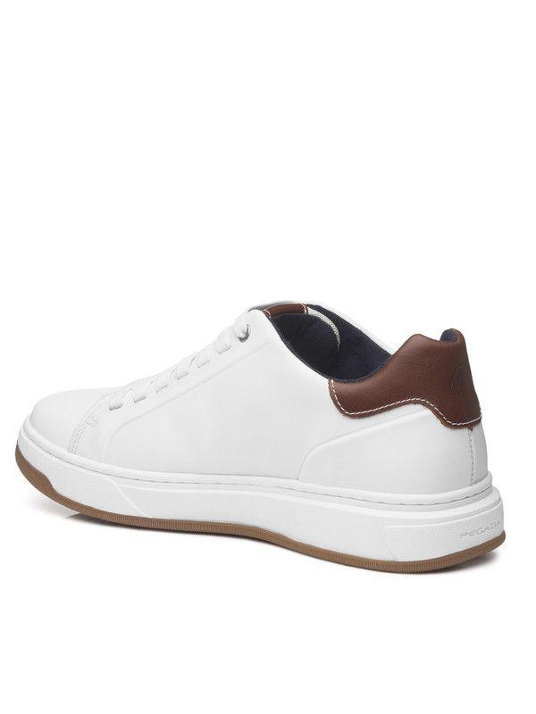 Zapatilla Hombre Cuero PEGADA 111702 Blanco-2