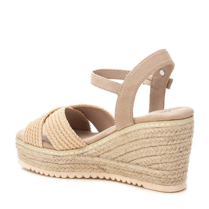 Sandalia Mujer Taco REFRESH 172650 Rafia-3